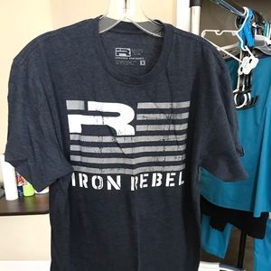 Mens Iron Rebel Flag Tee M